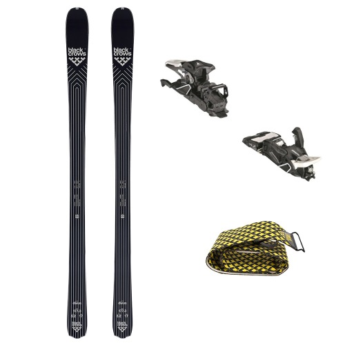 Pachet Schiuri De Tura Black Crows Divus 2020 Cu Piei De Foca Black Crows Trim To Fit 135 Si Legaturi Atomic Shift MNC 13