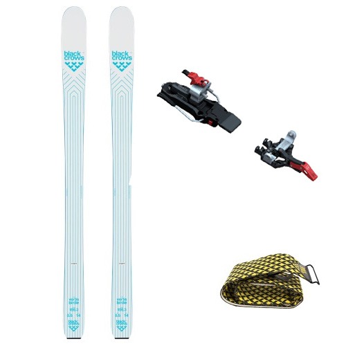 Pachet Schiuri De Tura Femei Black Crows Vertis Birdie 2020 Cu Piei De Foca Pellis Trimm 120 Si Legaturi  ATK Crest 10 91 Mm
