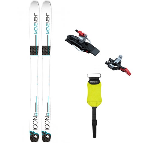 Pachet Schiuri De Tura Femei Movement Icon 89 W 2020 Cu Piei De Foca Pomoca Climb 2 Si Legaturi ATK Crest 10 91 Mm