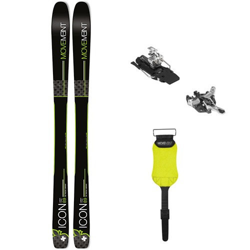 Pachet Schiuri De Tura Movement Icon 89Ti 2020 Cu Piei De Foca Pomoca Climb 2 Si Legaturi ATK R 12 White 97 Mm