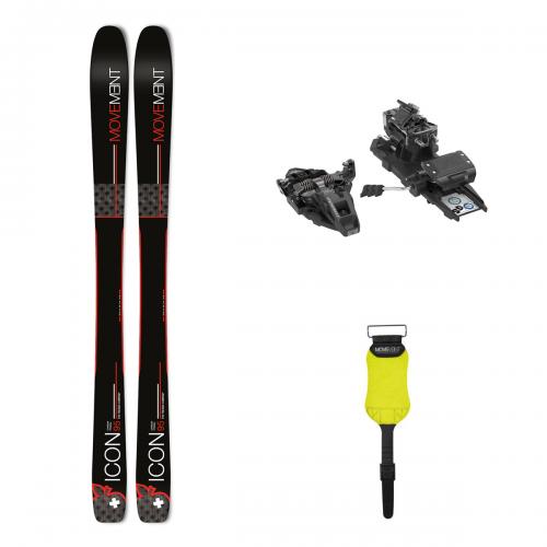 Pachet Schiuri De Tura Movement Icon 95Ti 2020 Cu Piei De Foca Pomoca Climb 2 Si Legaturi Dynafit Rotation 10 90 Mm