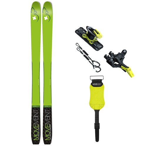 Pachet Schiuri De Tura Movement Vertex 84 2020 Cu Piei De Foca Pomoca Climb 2 Si Legaturi ATK Trofeo 8 Plus